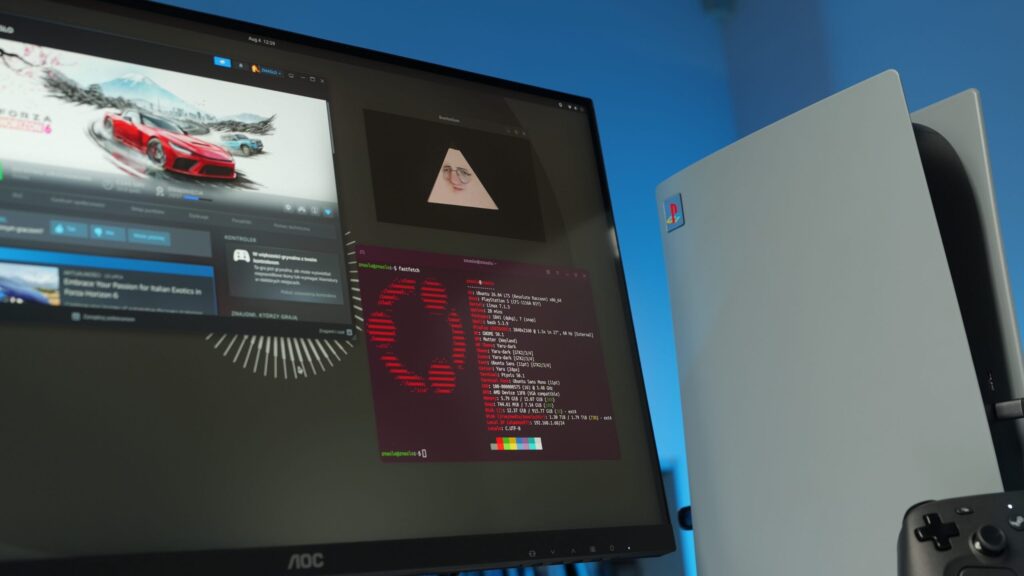 PlayStation 5 i Linux Ubuntu