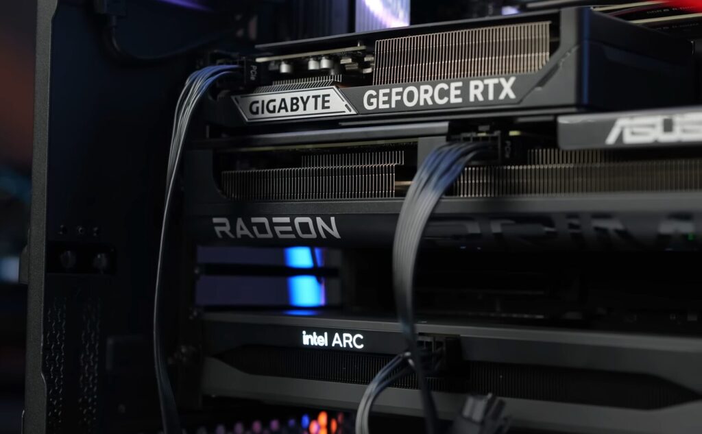 GPU AMD, Intel i NVIDIA w jednym PC
